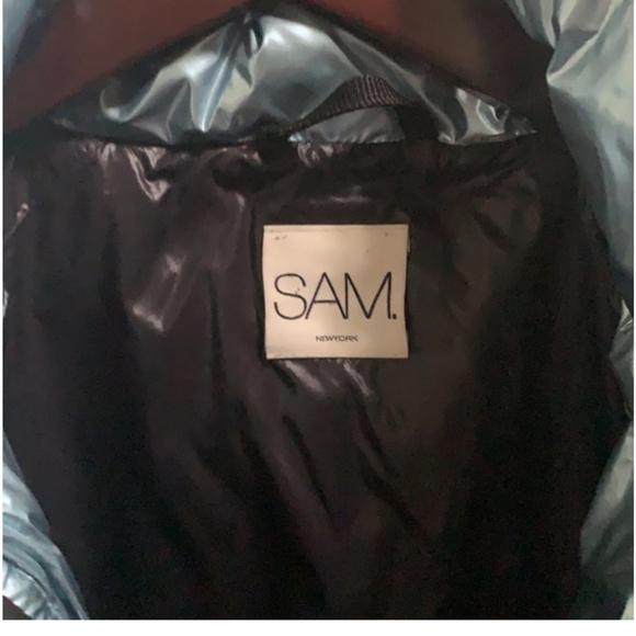 SAM. Blue metallic coat - Picture 2 of 6